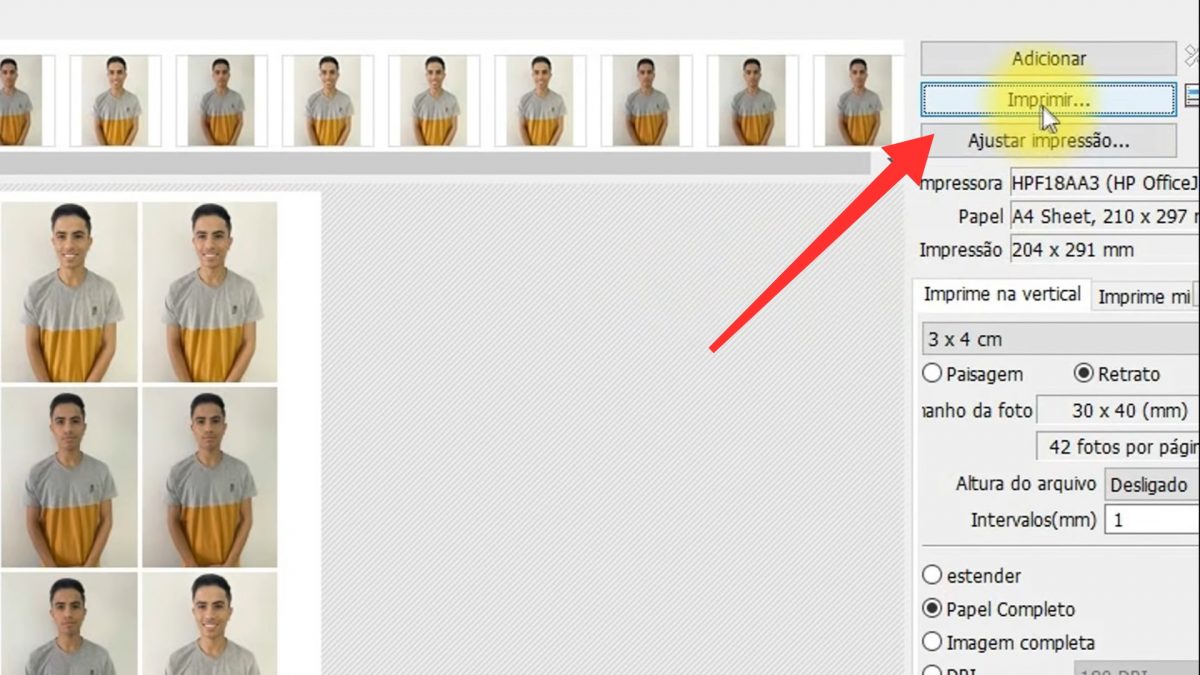 VEJA COMO IMPRIMIR FOTOS 3X4 EM CASA! Teteu Tutors™