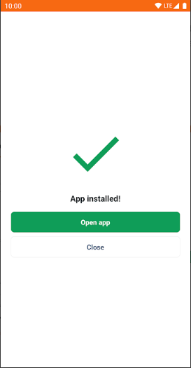 Instalação Concluída