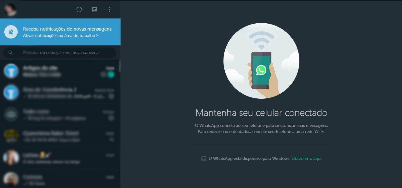  WhatsApp Web liberou oficialmente o modo escuro; veja como ativar!