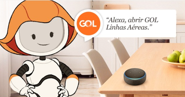  GOL linhas aéreas lança skill compatível com o assistente pessoal Amazon Alexa