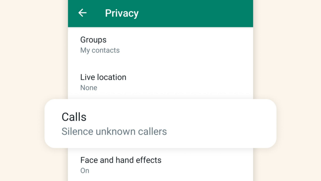 WhatsApp lança função que permite bloquear ligações de desconhecidos
